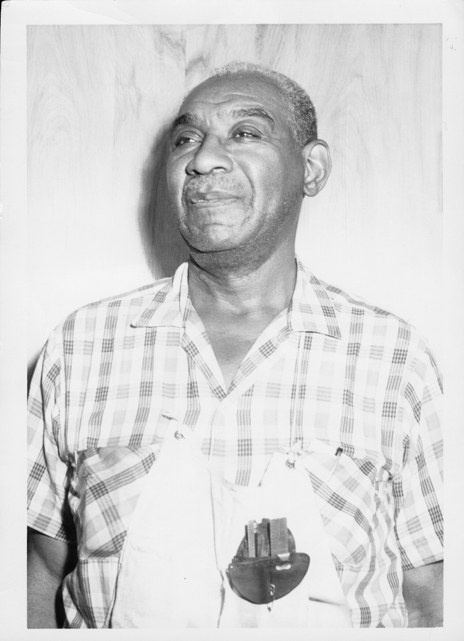 John Lee in his work uniform.